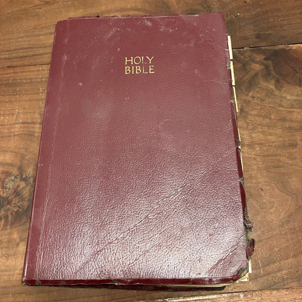 Holy Bible KJV 2003 Thomas Nelson Red Letter Study Bible Hardcover Tabs